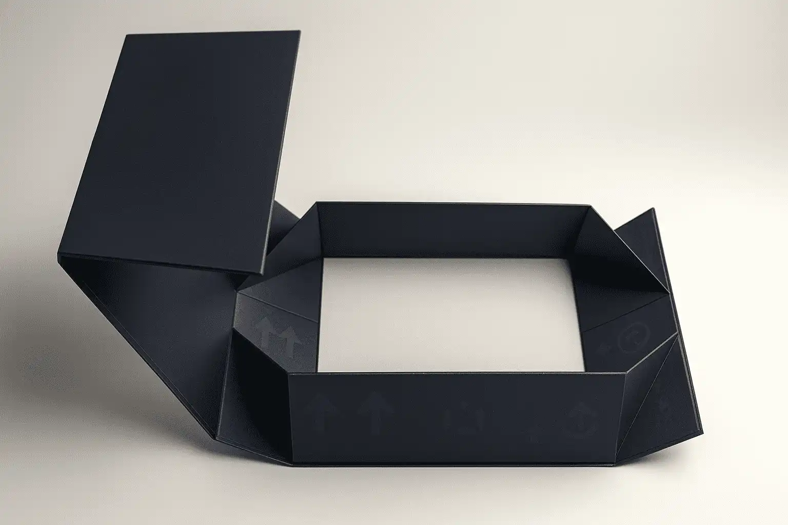 Collapsible rigid boxes