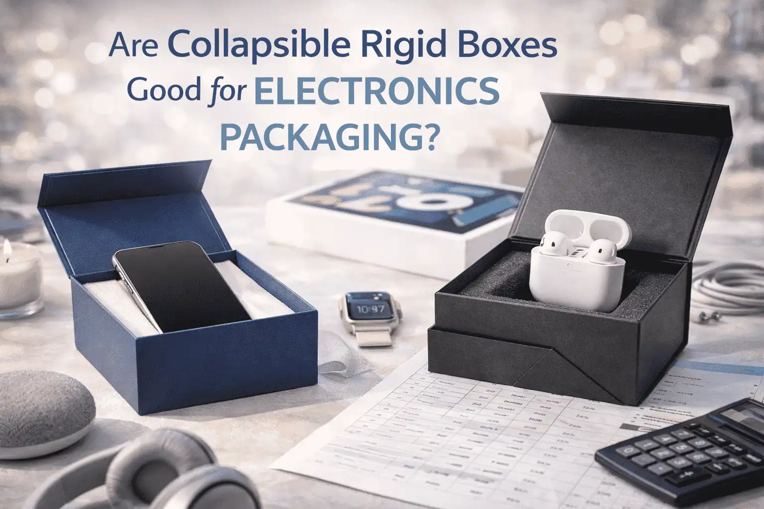 collapsible rigid boxes