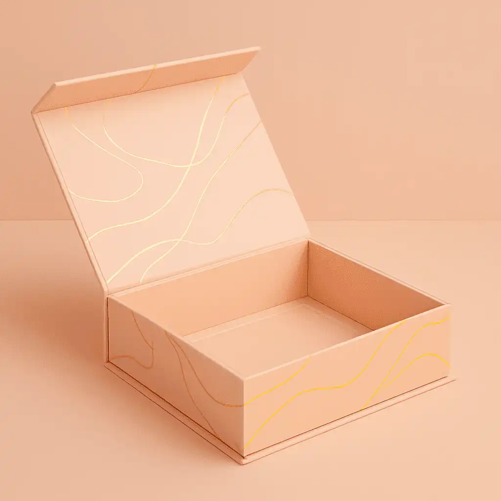 Collapsible gift boxes with lids
