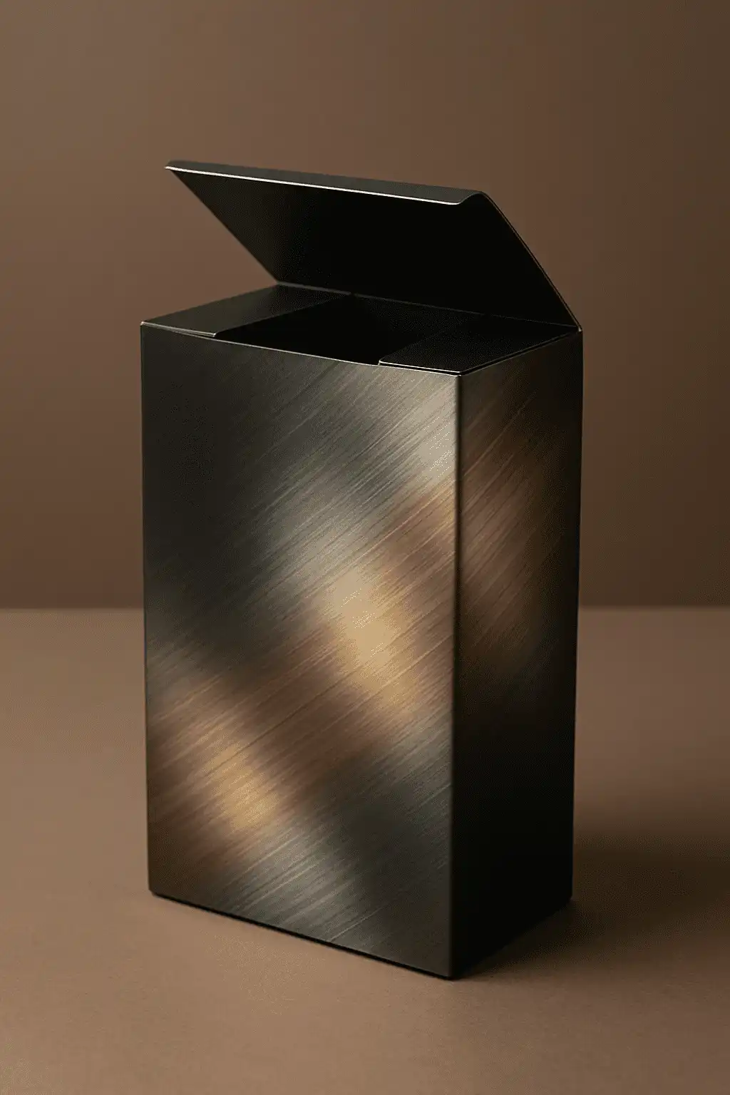 metallic paper box