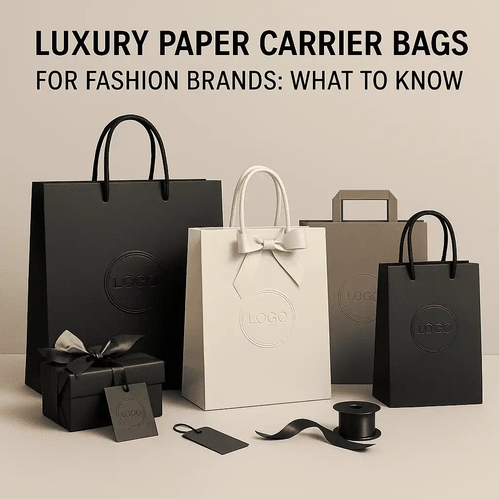 luxury paper carrier bag