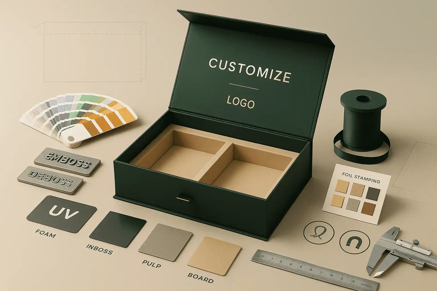 Box Packaging Ridge How to customize your rigid box packaging? - Fetching Printing