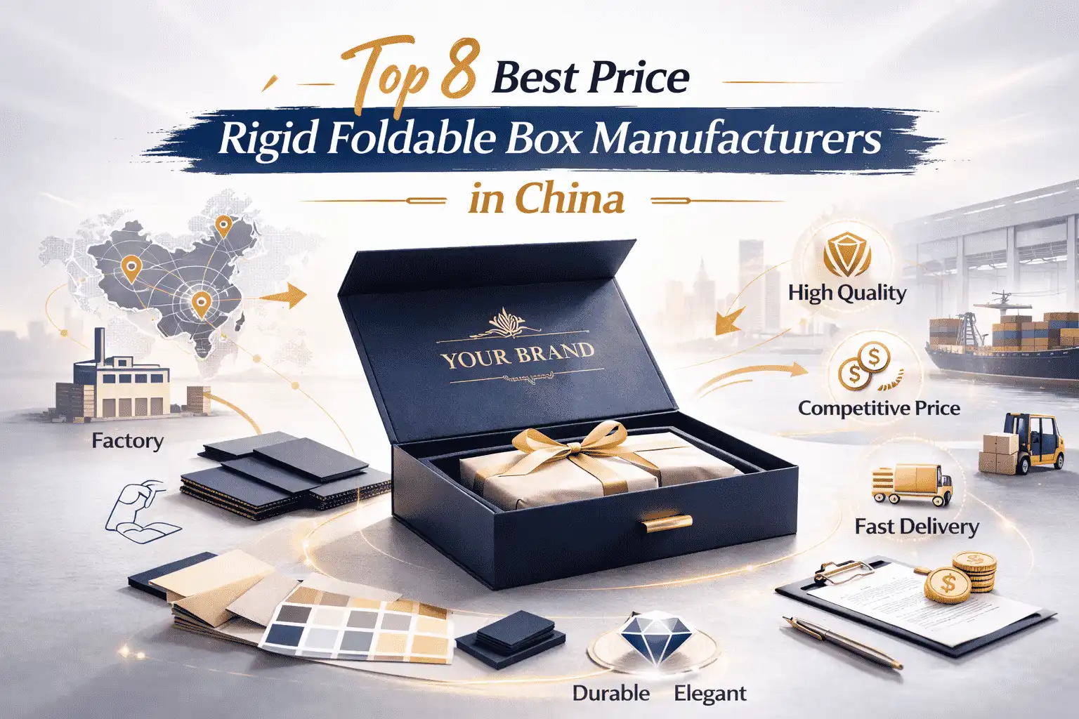 rigid foldable boxes