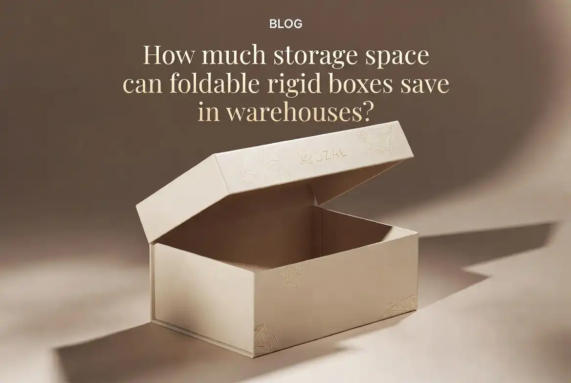 How much storage space can foldable rigid boxes save in warehouses？