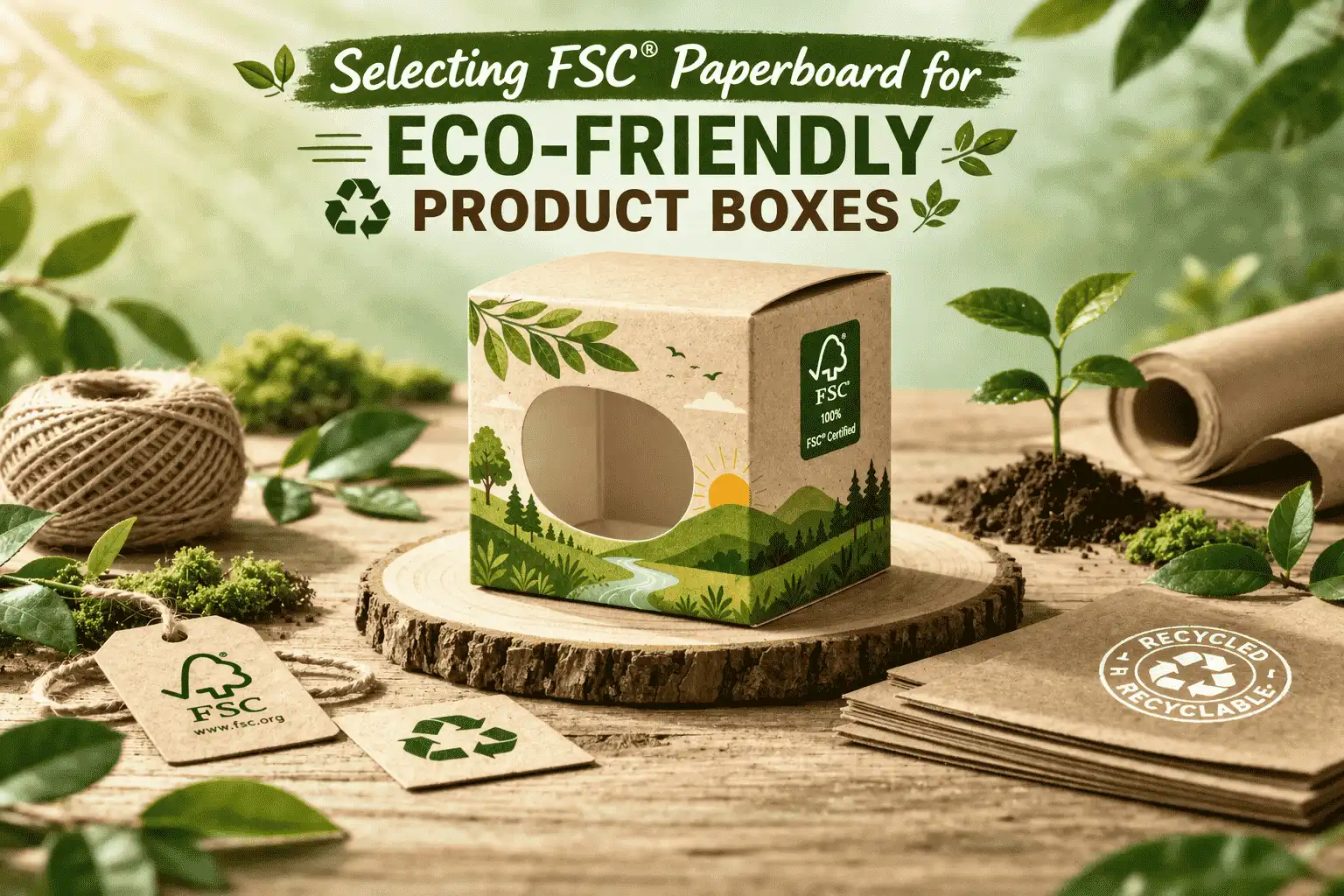 Ekoloji cəhətdən təmiz məhsul qutuları üçün FSC kartonunun seçilməsi