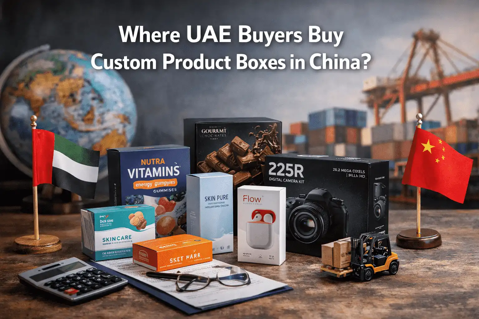 Cov neeg yuav khoom UAE yuav cov thawv khoom lag luam hauv Suav teb qhov twg?