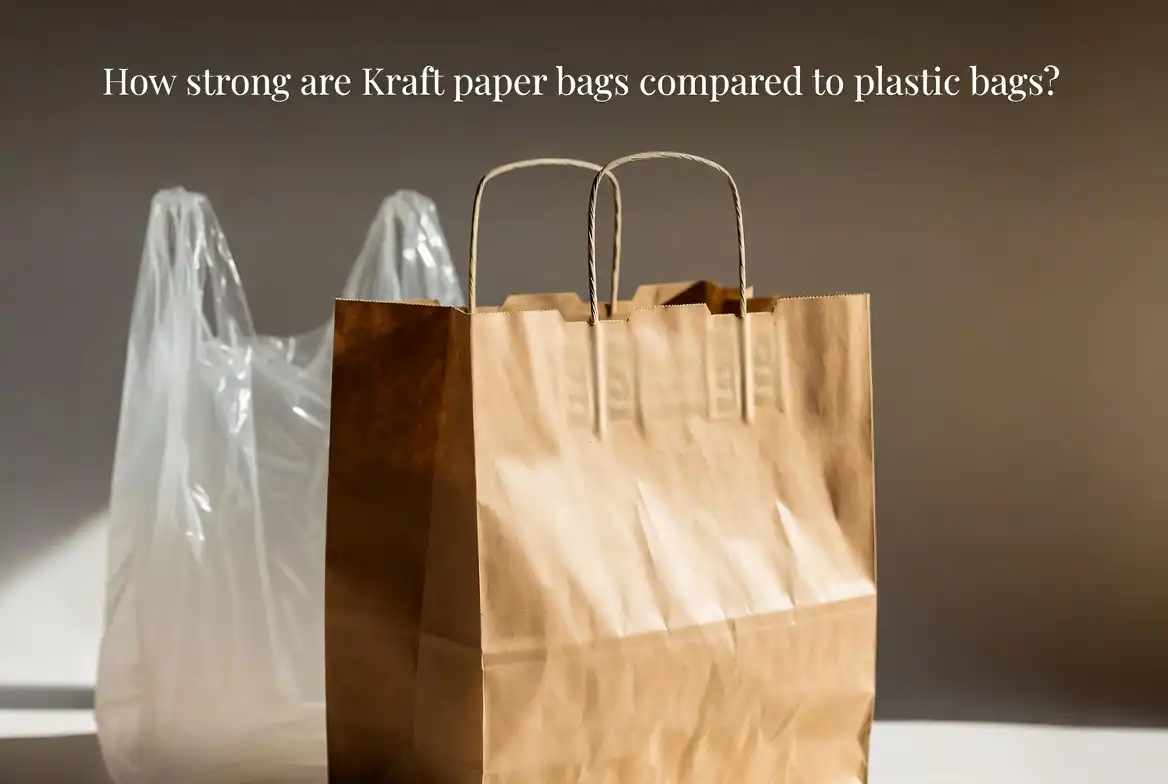 How strong are Kraft paper bags compared to plastic bags？